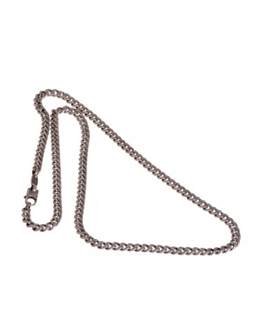 Halskette aus Silber Mann-Chain-Modell "gourmette"